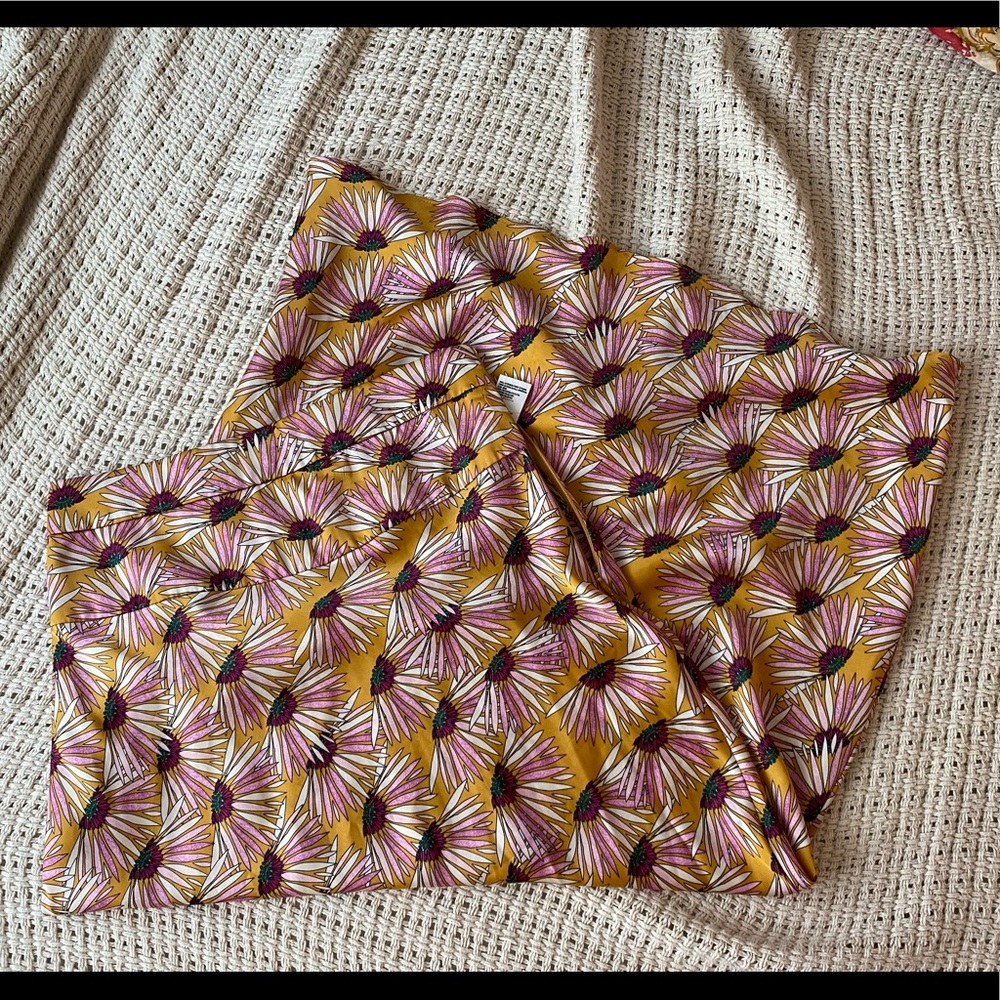 Floral free people silk maxi skirt !